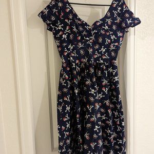 Unique Vintage Pirate Print Dress